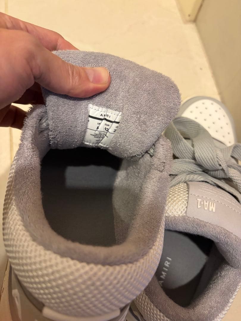 ほぼ新品 100%正規品 Amiri MA-1 スニーカー 42