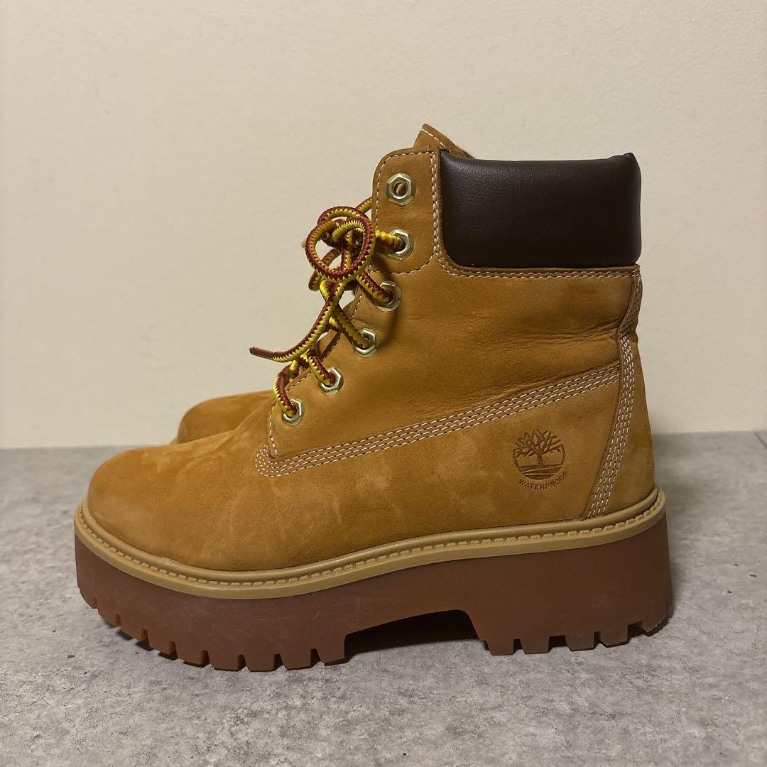 美品✨Timberland ブーツ 6インチ プレミアム プラットフォーム 厚底