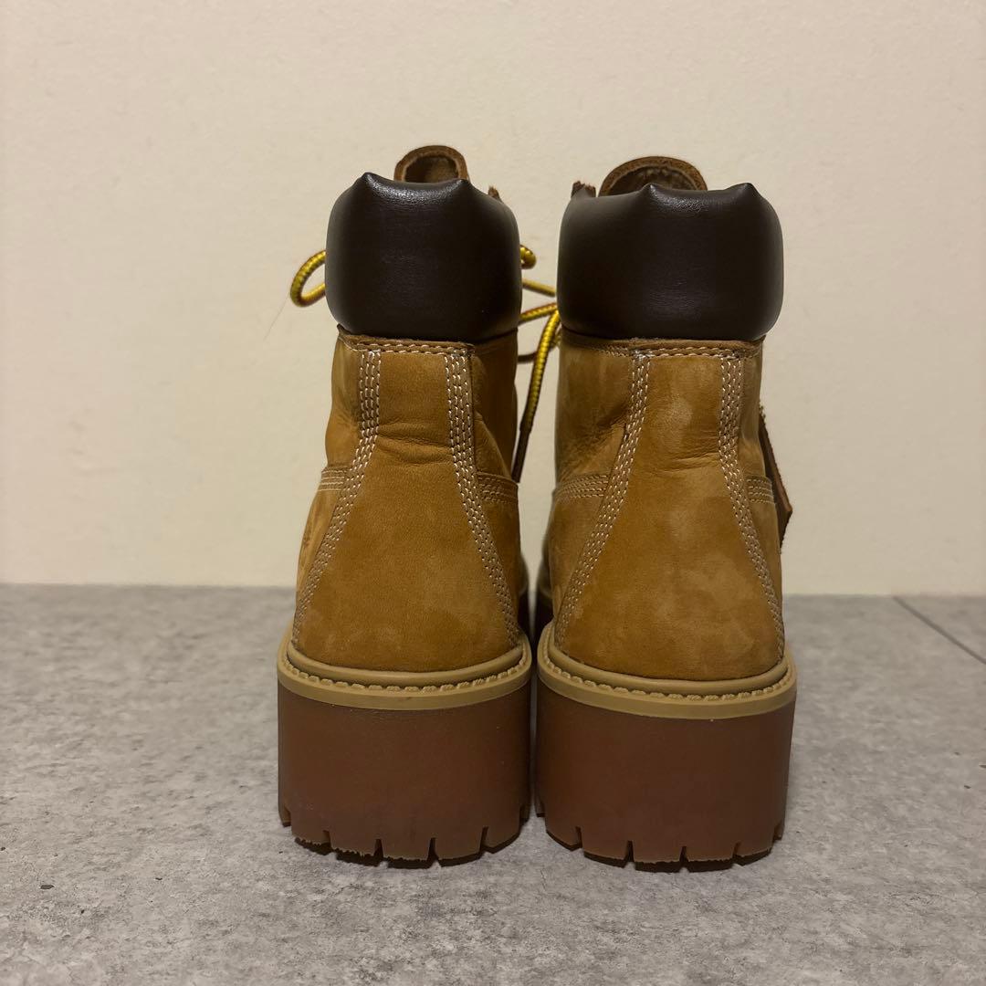 美品✨Timberland ブーツ 6インチ プレミアム プラットフォーム 厚底