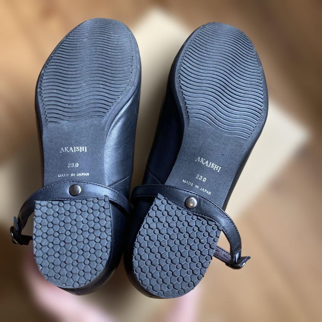 AKAISHI 2way ローヒールパンプス