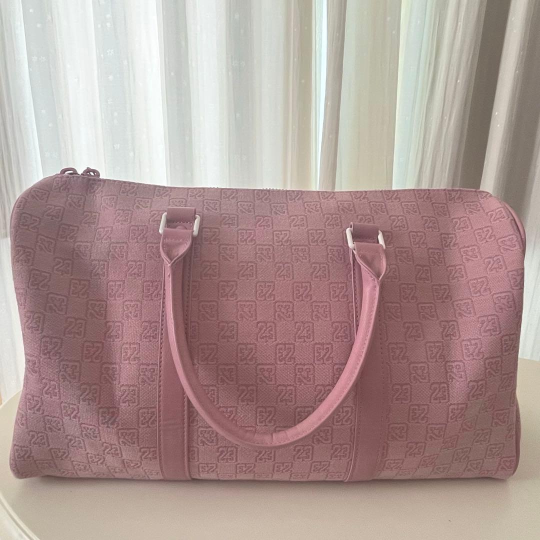 ジョーダン(JORDAN)モノグラム ダッフル ボストンバッグ　ピンク