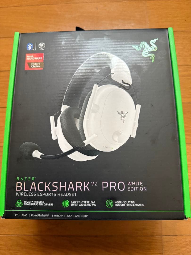 Razer BLACKSHARK V2 PRO アップグレードモデル White