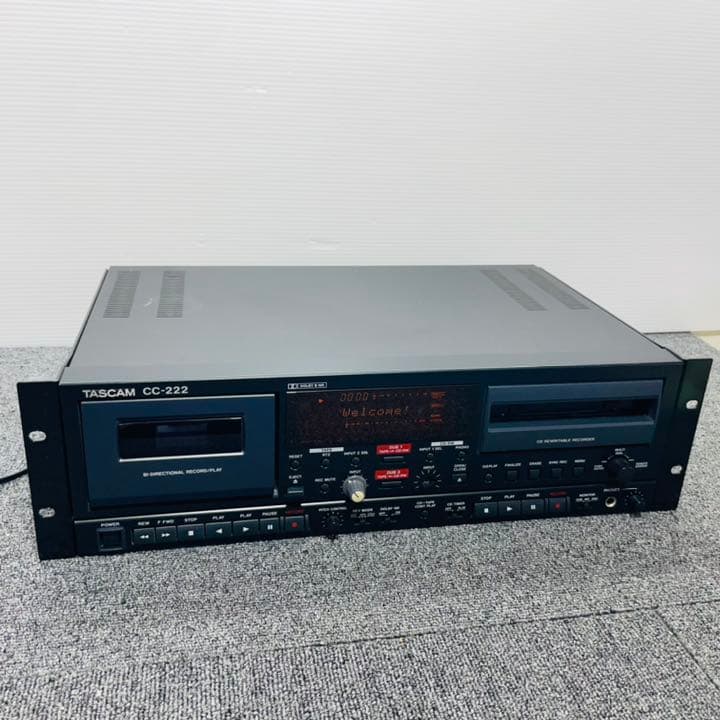 TASCAM CDレコーダー　カセットデッキ　CC-222