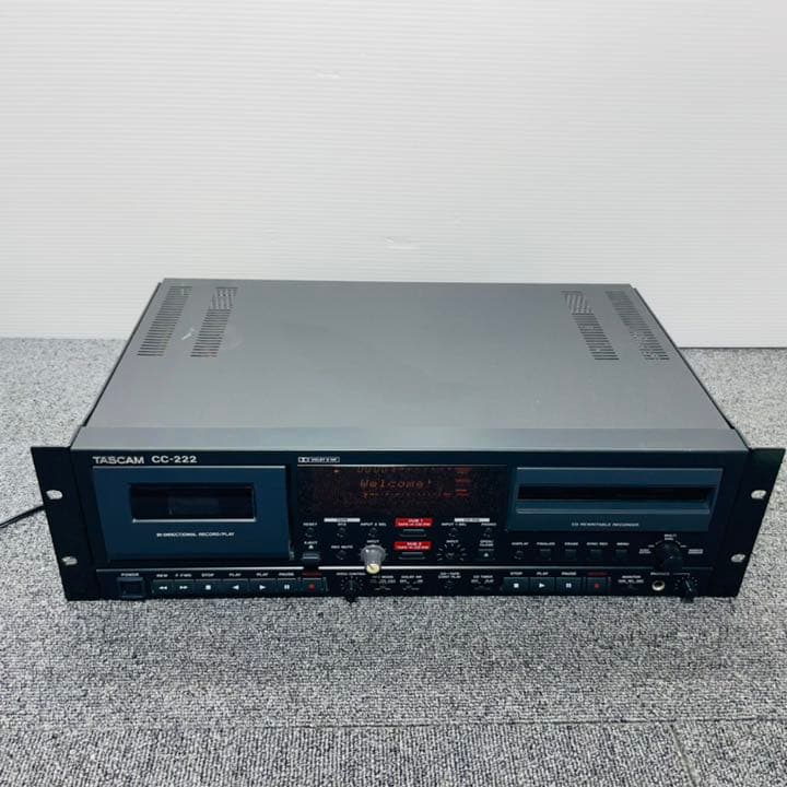 TASCAM CDレコーダー　カセットデッキ　CC-222
