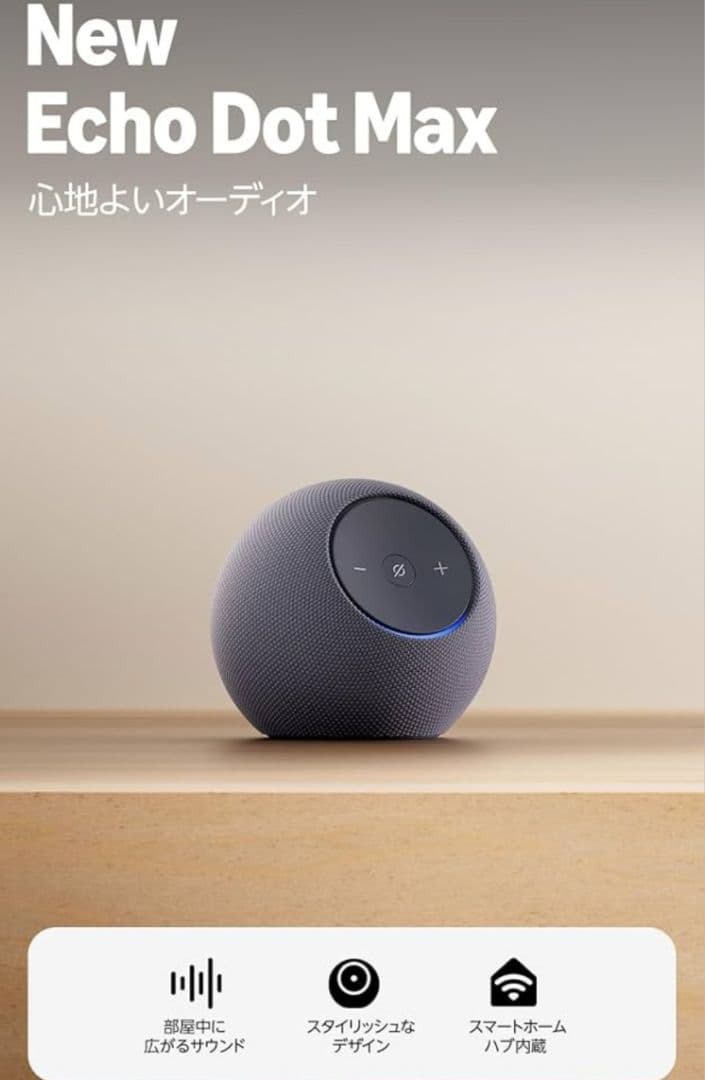 【最終値下げ】Echo Dot Max グラファイト