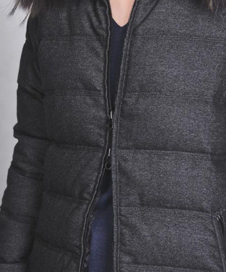 タグ付未使用DUVETICA ウールダウン グレー Blodwen 38