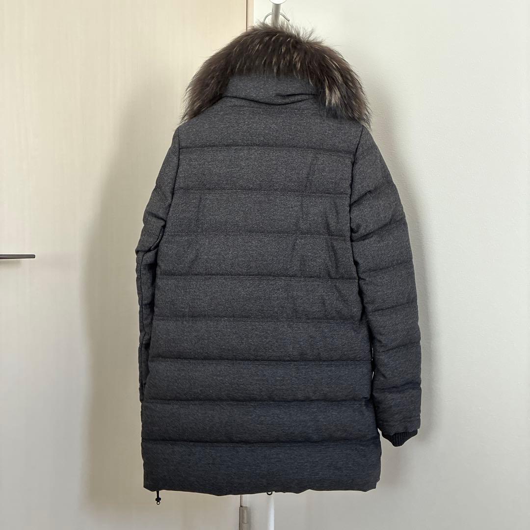 タグ付未使用DUVETICA ウールダウン グレー Blodwen 38