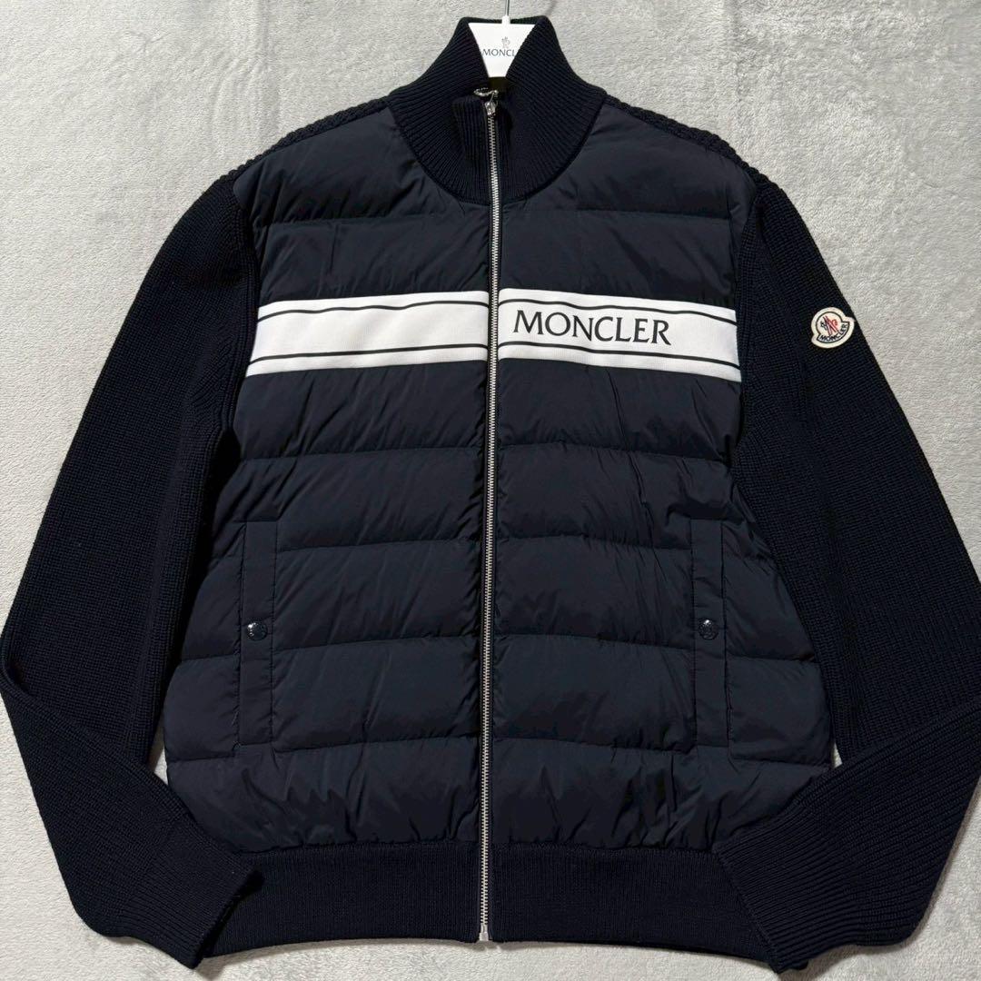 MONCLER モンクレール ハイブリッドダウン カーディガン 22年製 XL