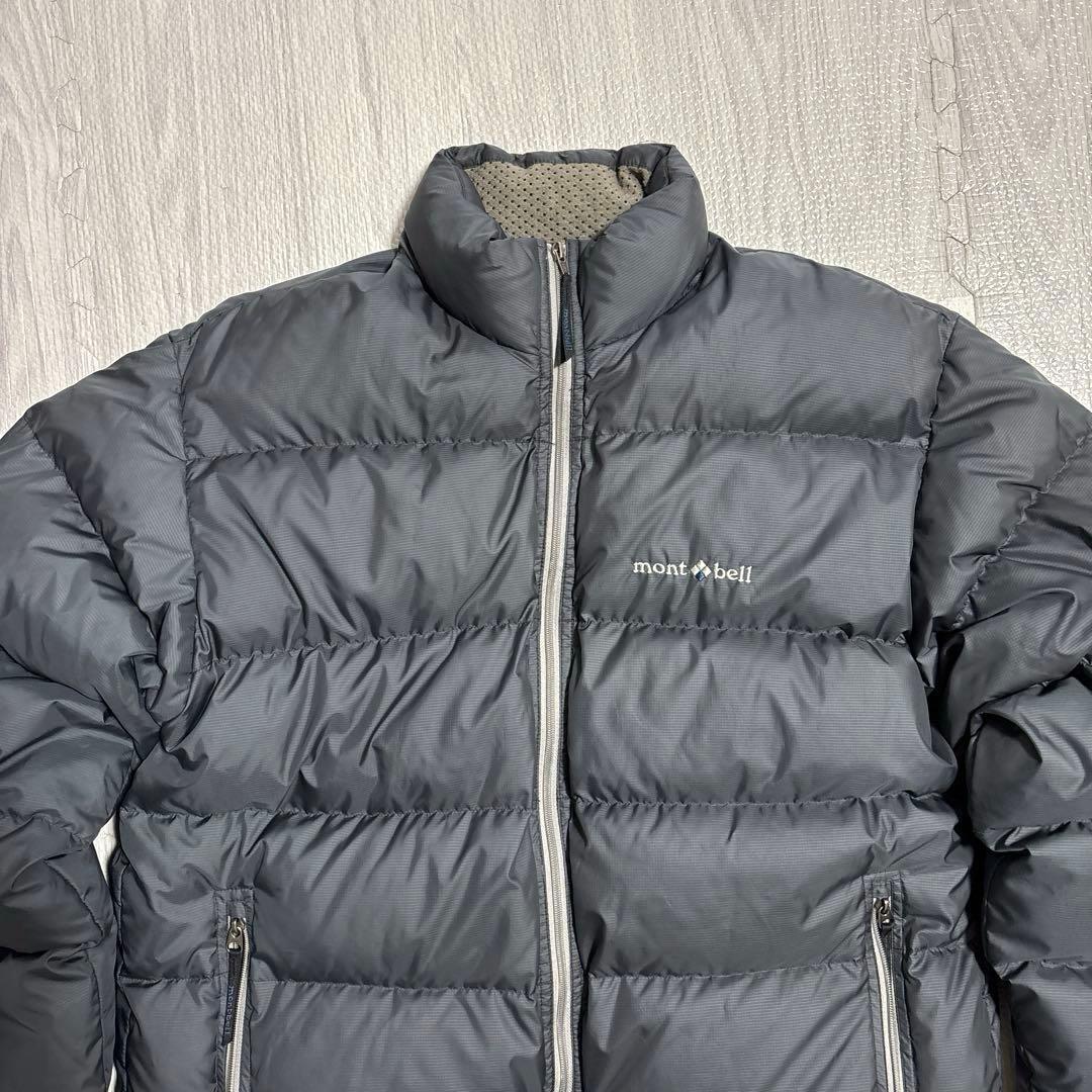 わ*。様 mont-bell 旧タグ ライトアルパイン ダウンジャケット グレー