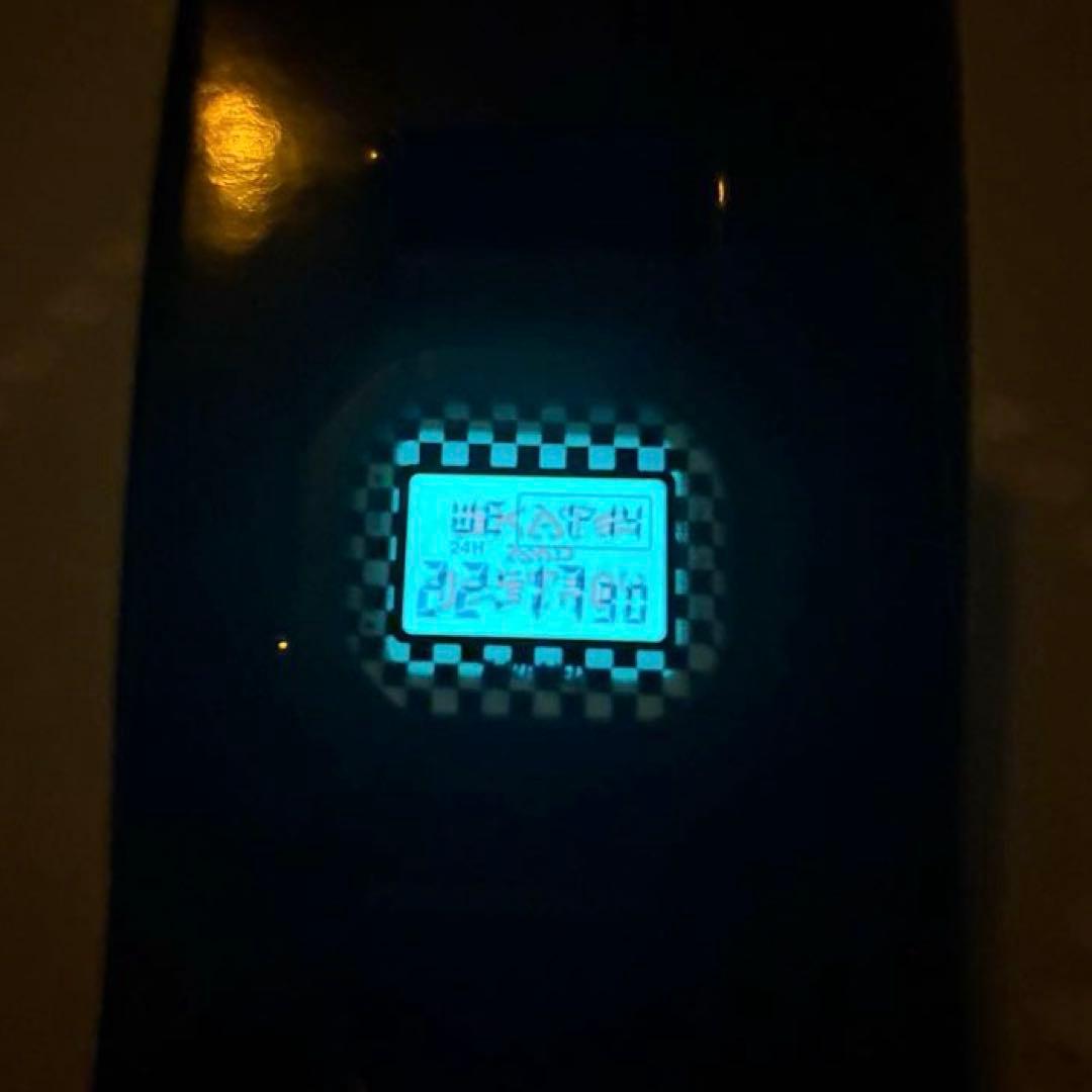 希少 G-SHOCK × THRASHER コラボ チェッカー柄 ブラック