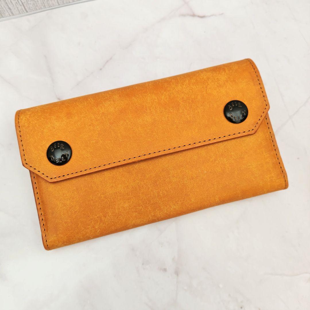 【極美品】 ビアベリー エステイト 長財布 ベージュ スナップボタン