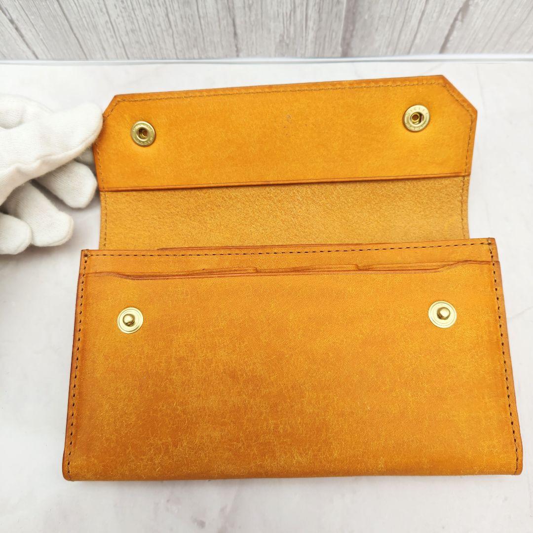 【極美品】 ビアベリー エステイト 長財布 ベージュ スナップボタン