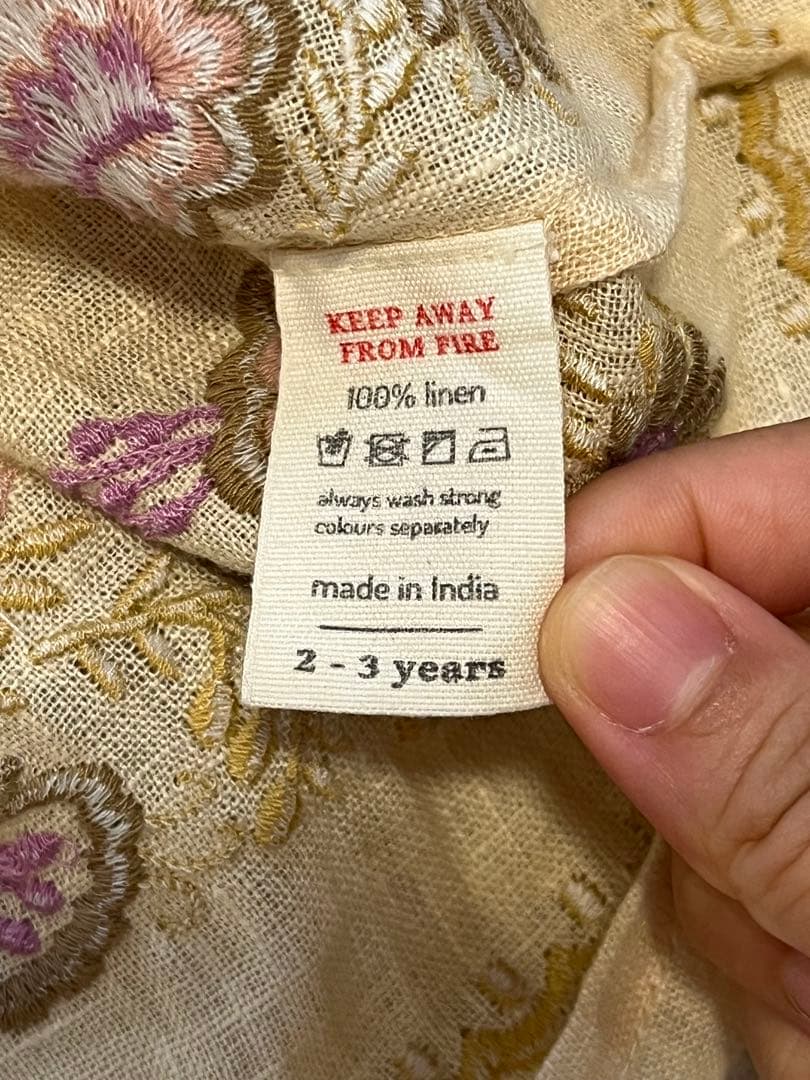 ワンピース apolina mya dress 25SS 2-3Y