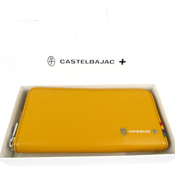 カステルバジャック 長財布 ラウンドファスナー 小銭入れあり ウォレット