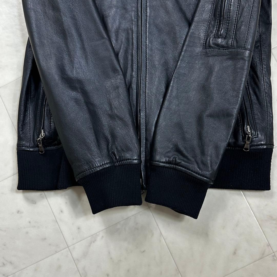 〈美品〉KATHARINE HAMNETT LONDON【L】レザー ジャケット