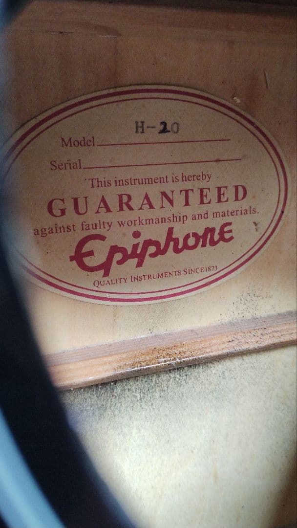超美品 Epihone ハミングバード カッタウェイ Wピックアップ エレアコ