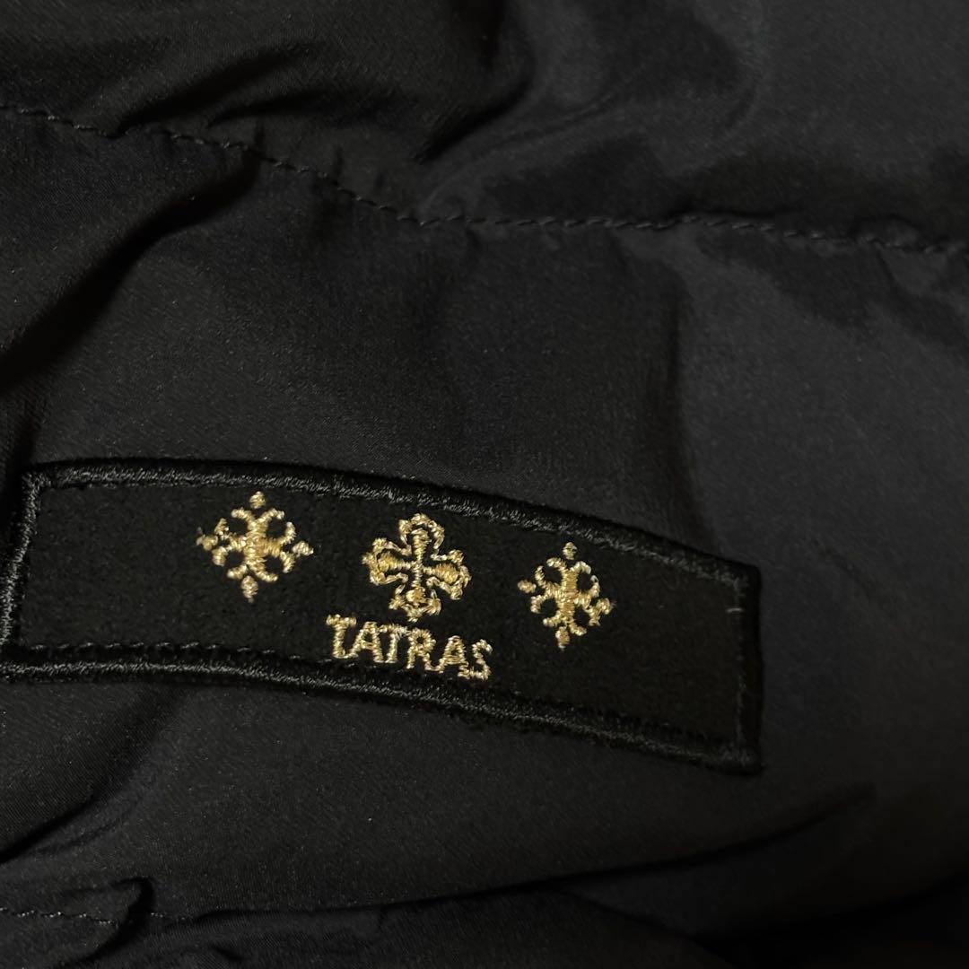 【美品】TATRAS タトラス☆ダウンジャケット ベルト付　紺　02 人気875