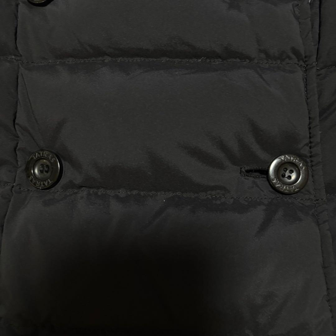 【美品】TATRAS タトラス☆ダウンジャケット ベルト付　紺　02 人気875