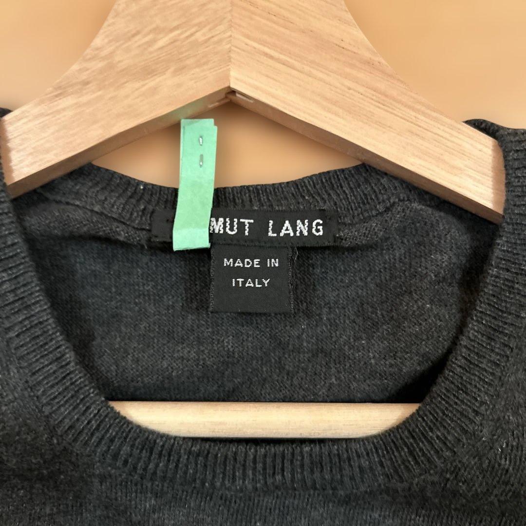 HELMUT LANG 本人期 ダークグレー ノースリーブベスト