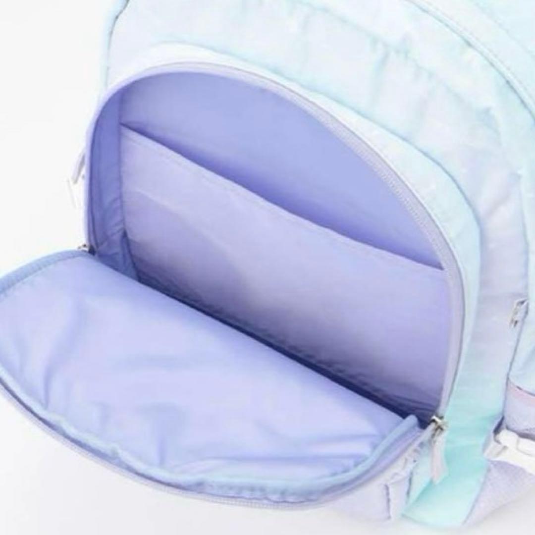 メゾピアノ 【容量約23L】ポーチつきナイロンリュック大