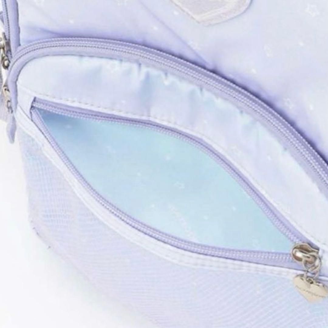 メゾピアノ 【容量約23L】ポーチつきナイロンリュック大