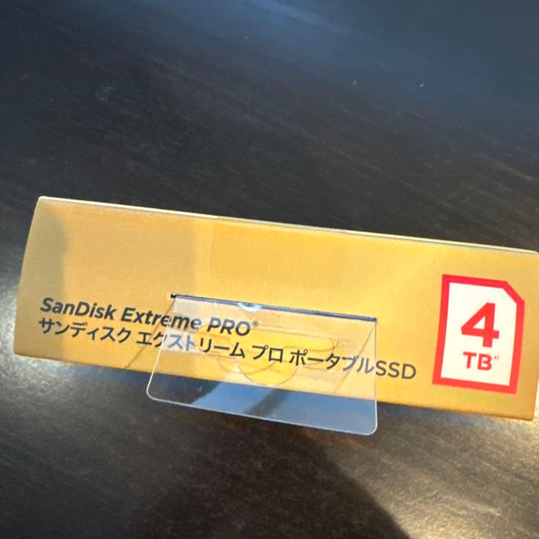 新品未開封 SanDisk Extreme PRO ポータブルSSD 4TB