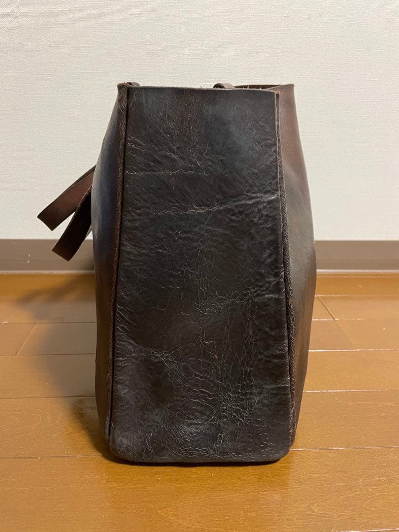 SLOW ボーノトートbono tote bag width type ブラウン