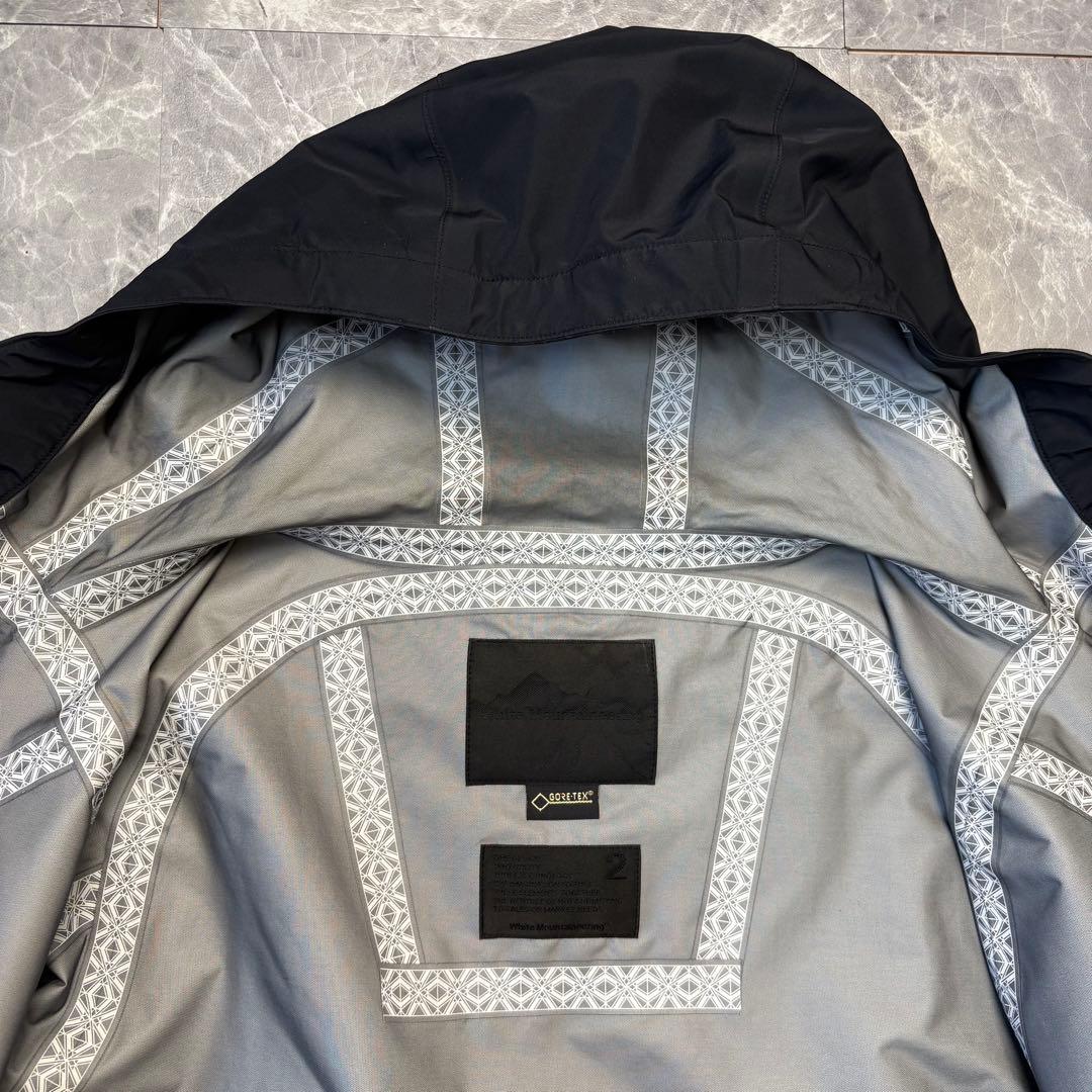 美品　ホワイトマウンテニアリング　マウンテンパーカー　ゴアテックス　黒　メンズ