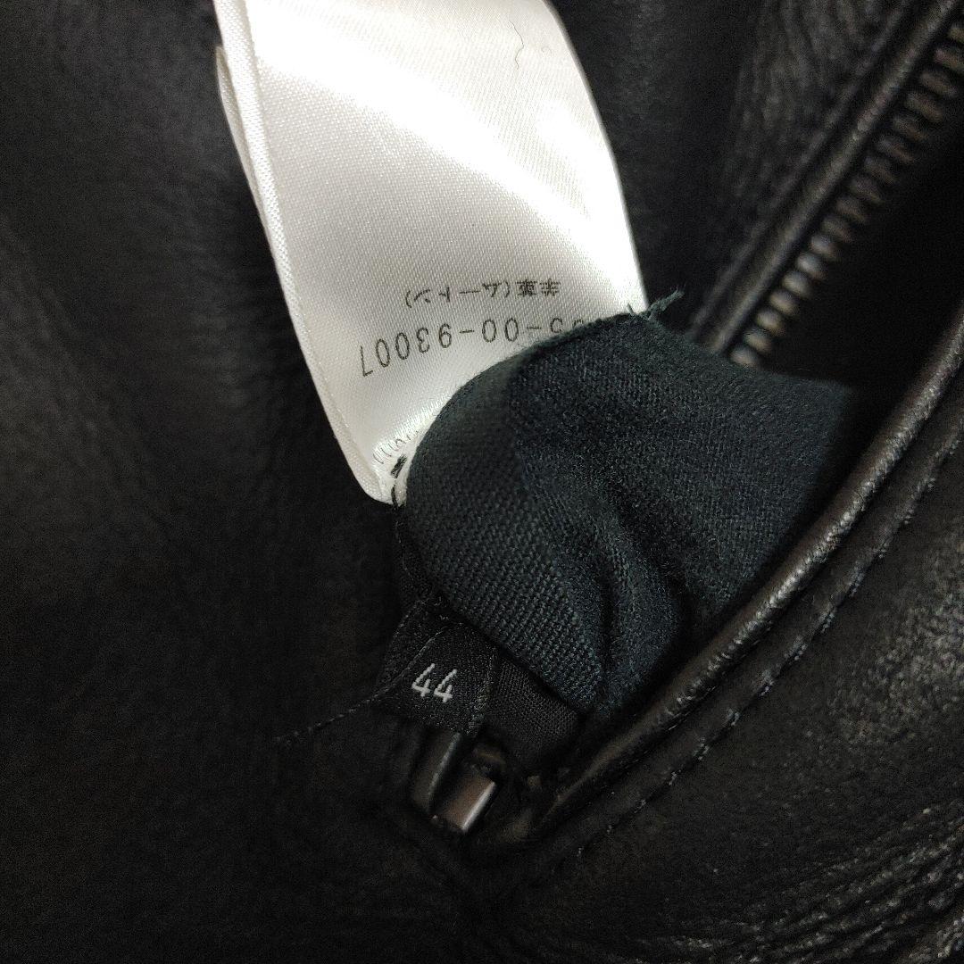 12日限定価格！5351プールオムディレクターズ羊革ムートンレザーライダース