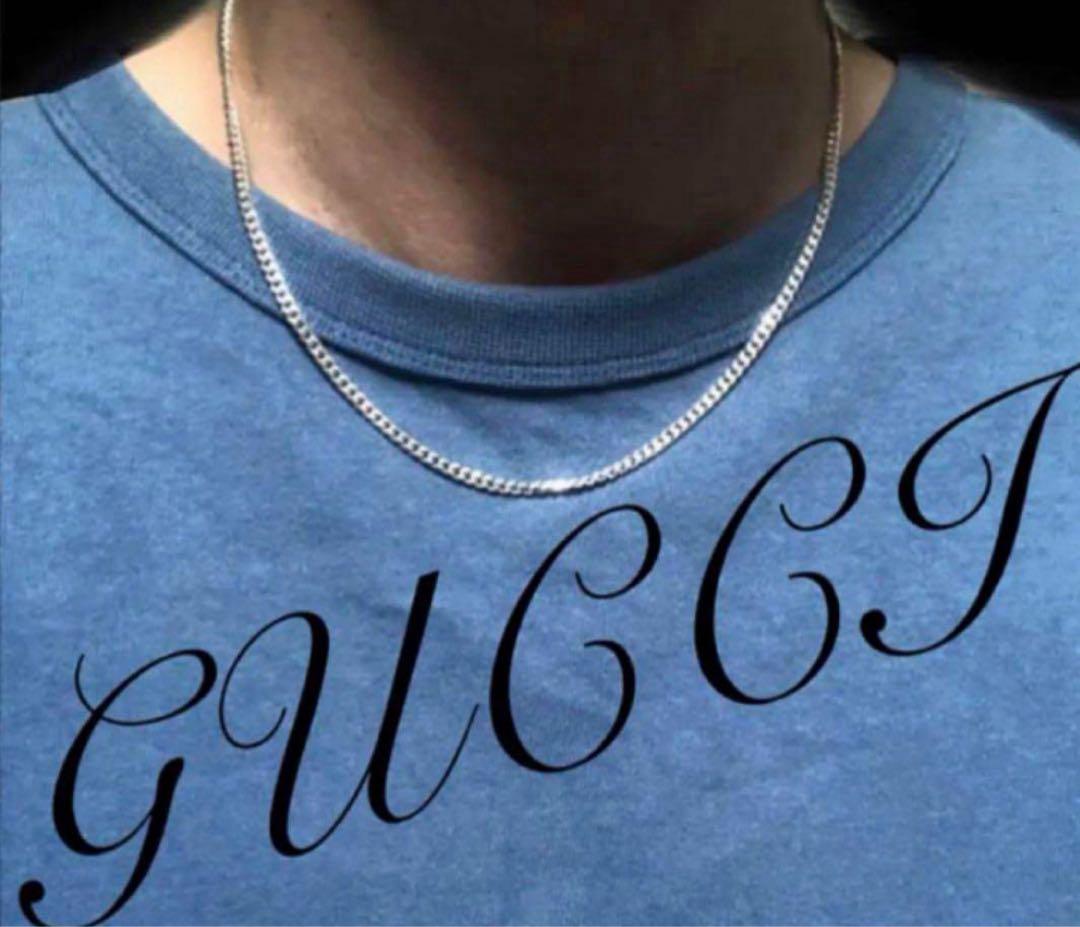 極美品‼️GUCCI 3ミリ　中太喜平チェーンネックレス