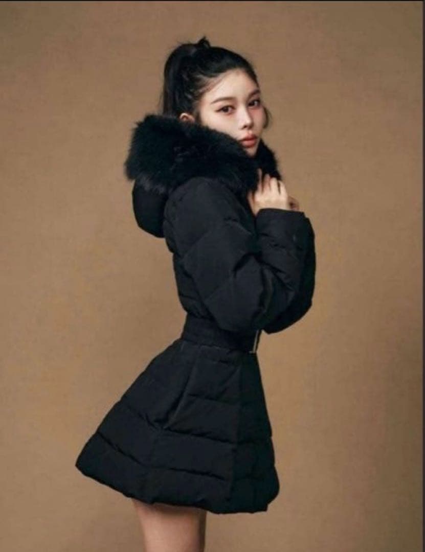 Darich ダーリッチ レディミディダウンコート ブラック