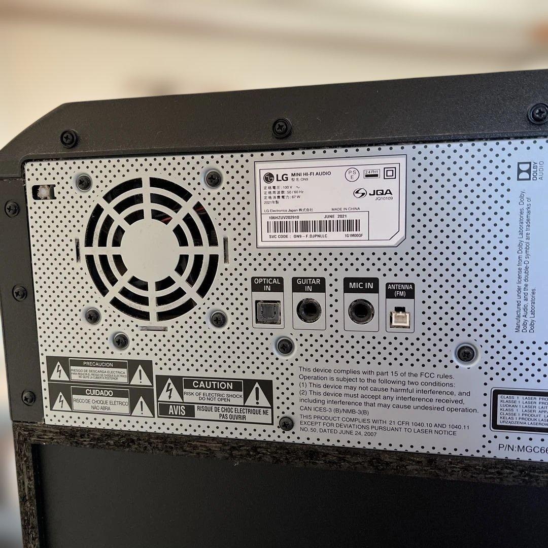 LG XBOOM ON9 Bluetooth スピーカー 2台セット