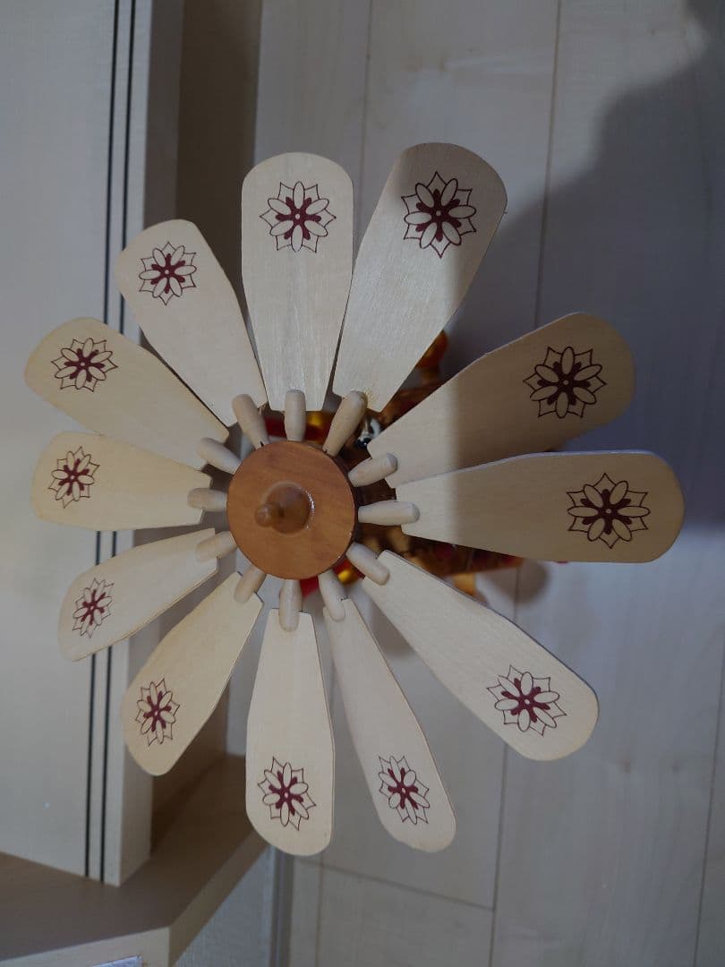 クリスマスピラミッド　木製飾り　アンティーク 　クリスマス　置物