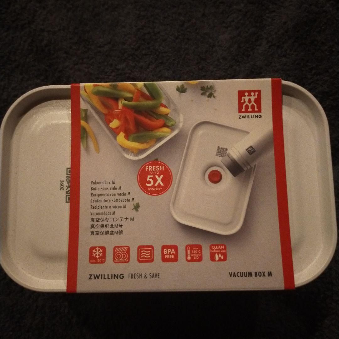 ZWILLING フレッシュ＆セーブ真空ポンプ 保存パック、ガラスコンテナM