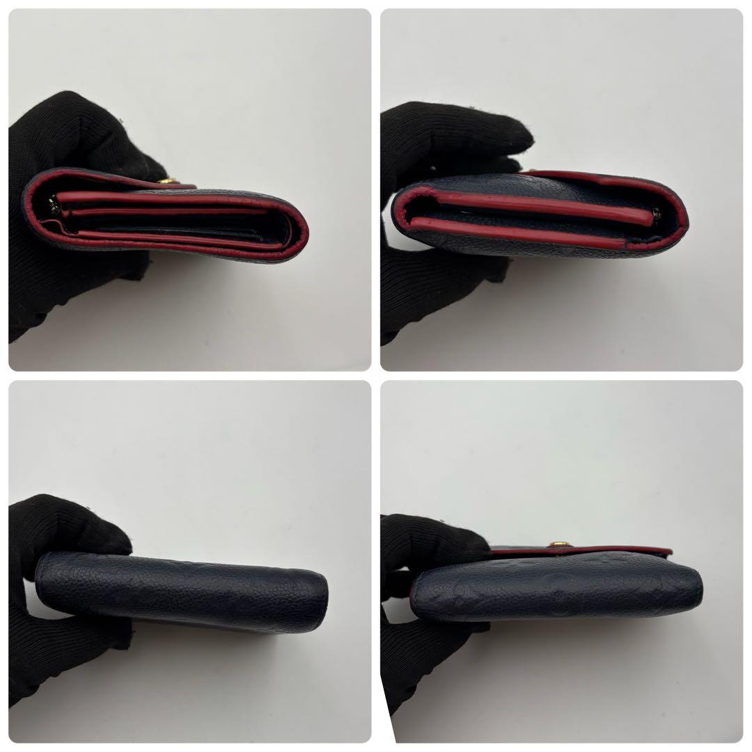 IC搭載　ヴィトン ポルトフォイユ ヴィクトリーヌ アンプラント　紺