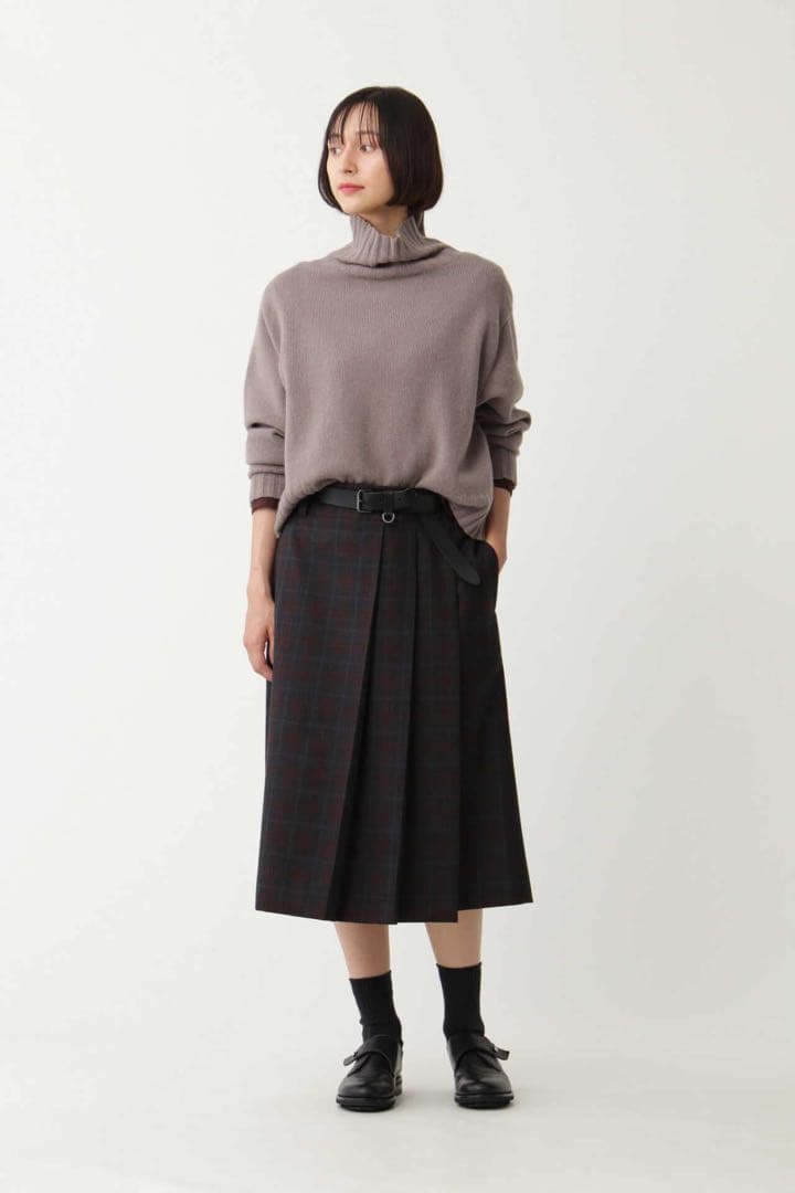 MARGARET HOWELL PLAID WOOL チェックスカート I
