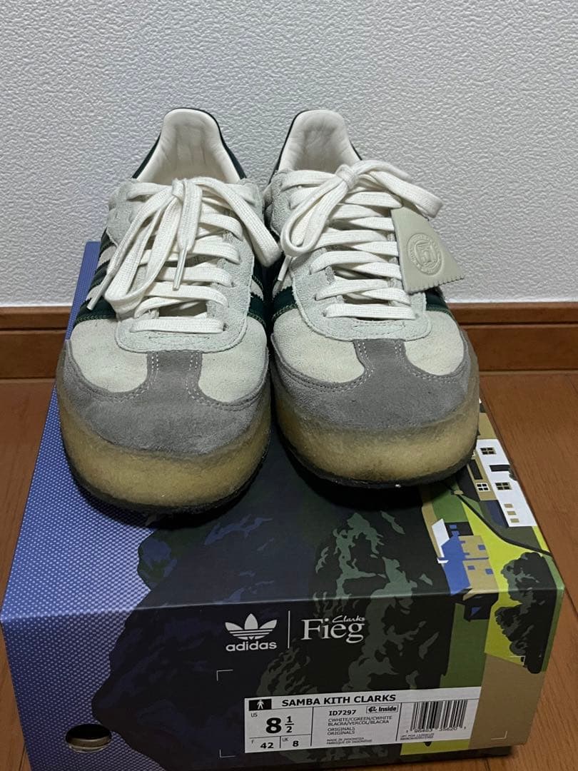 adidas Samba Kith Clarks 8.5（26.5）