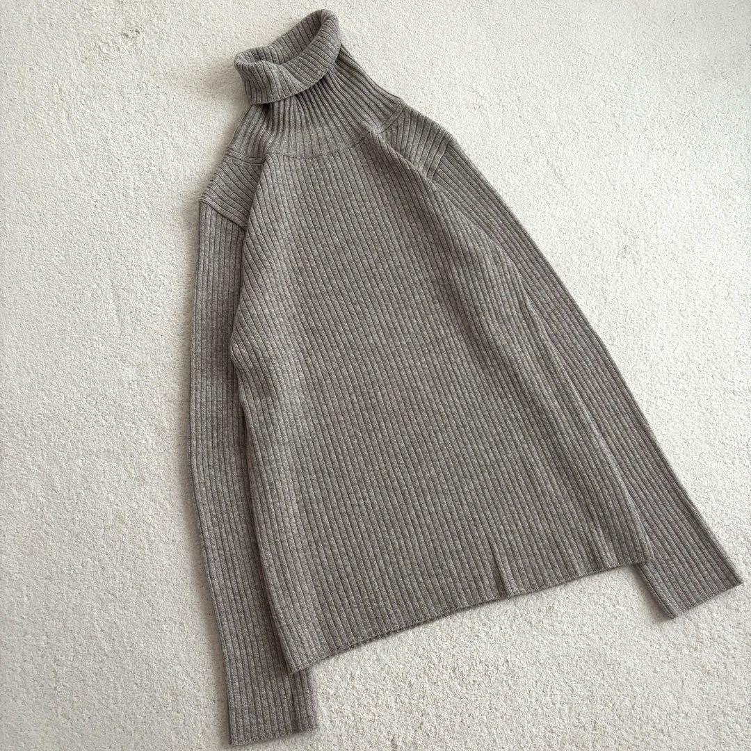 美品◆ドゥーズィエムクラス　エヴリデイアイライク　リブ ニット タートルネック