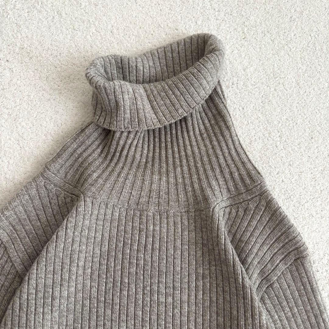 美品◆ドゥーズィエムクラス　エヴリデイアイライク　リブ ニット タートルネック