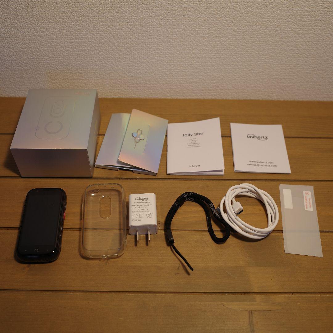 unihertz Jelly Star Black ユニハーツ ジェリースター