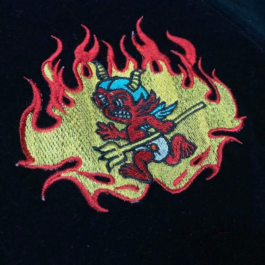 80s ヴィンテージ　別珍　スカジャン　ベロア