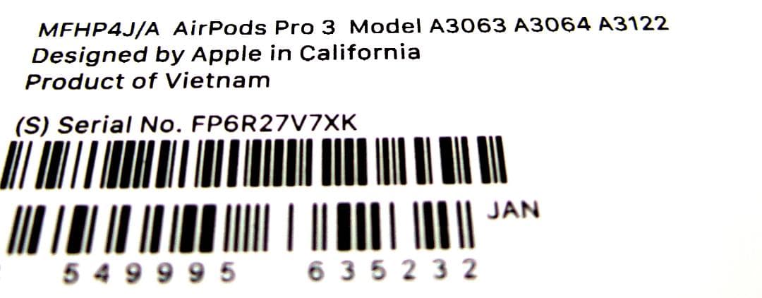 ☆新品未開封☆Apple AirPods Pro 3 本体☆本州の方限定です☆