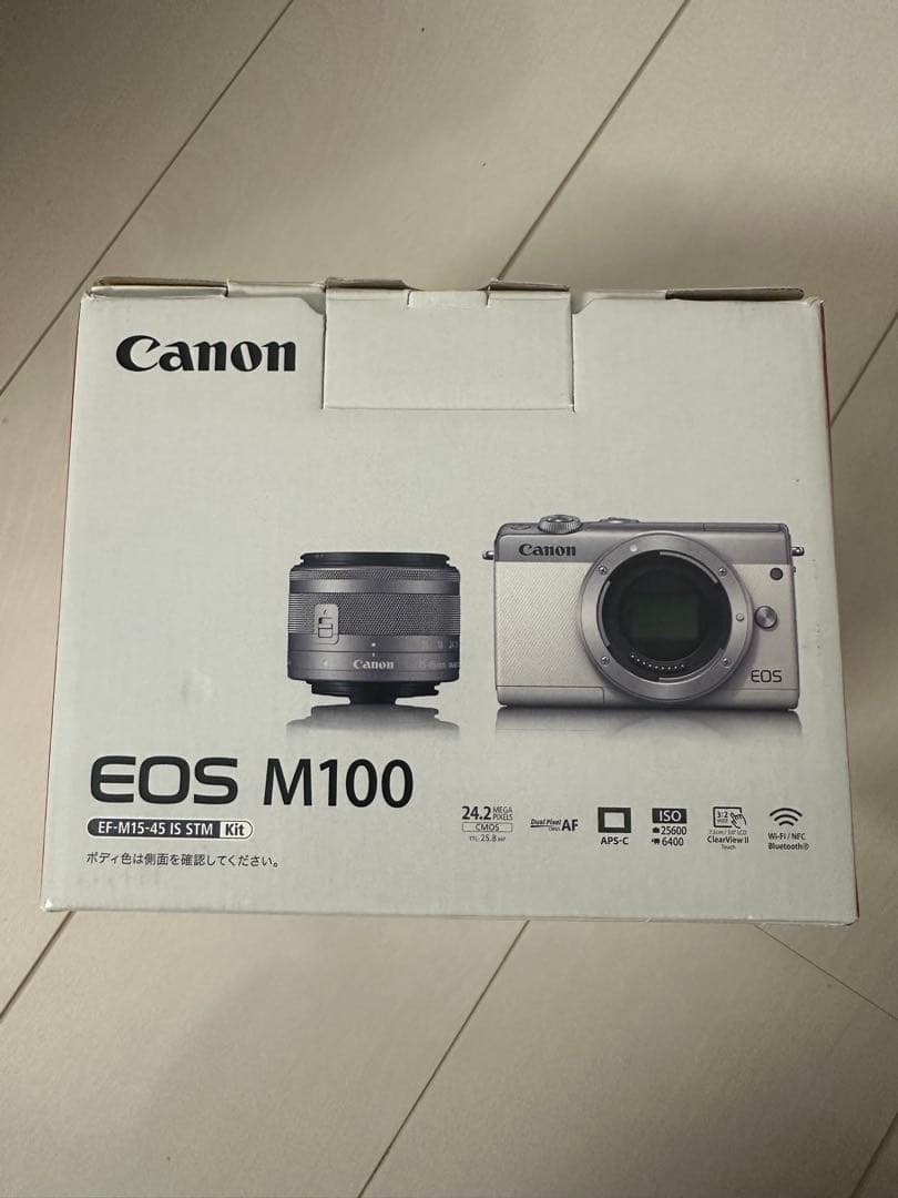 Canon EOS M100 ミラーレスカメラ 15-45mmレンズ付き