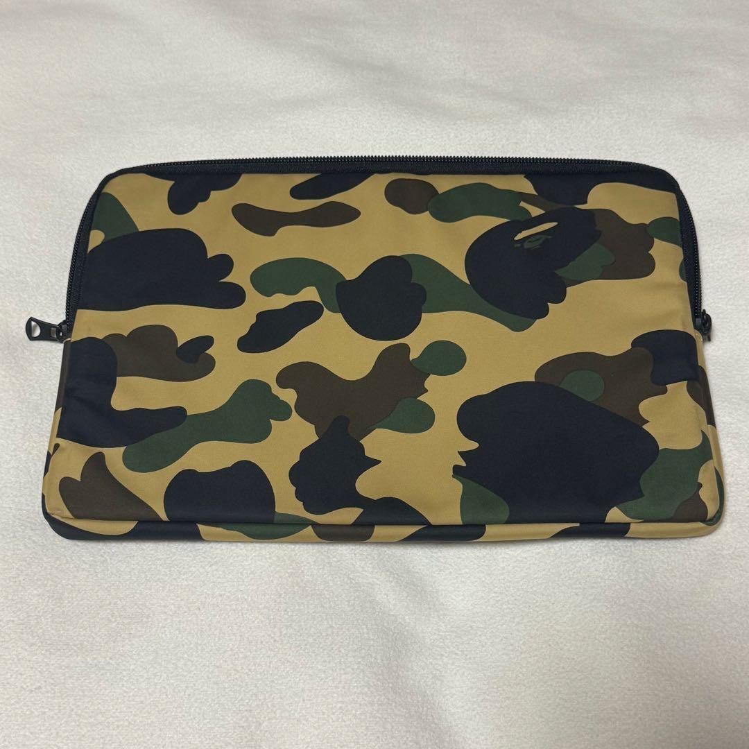 PORTER×APE Wネームコラボ 迷彩柄ナイロン製ノートPCケース