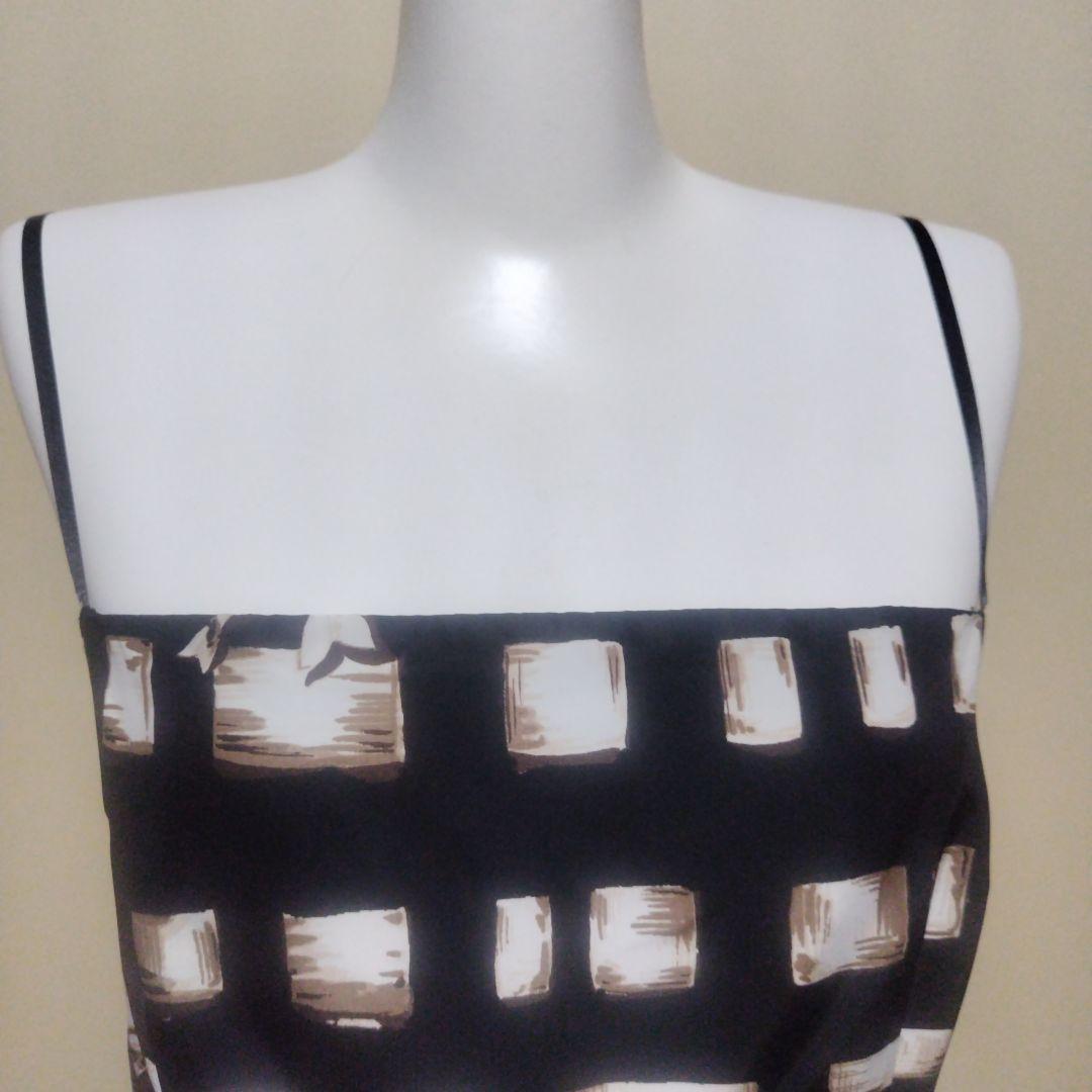 値下げ　REDVALENTINO　リボン模様 ノースリーブ ワンピース