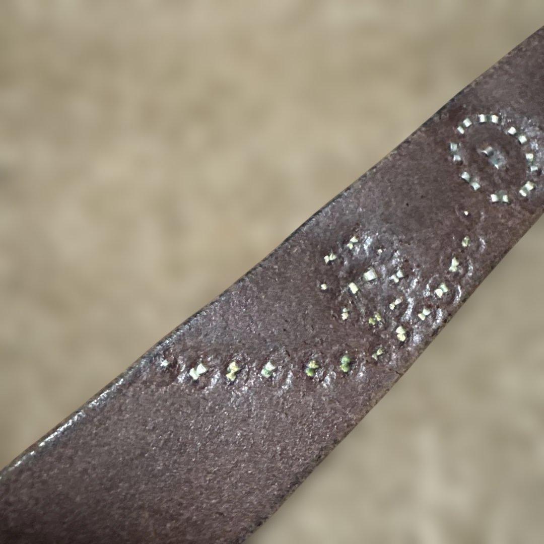 34inch HTC フラワー　スタッズベルト　ブラック　 シルバー　スタッズ