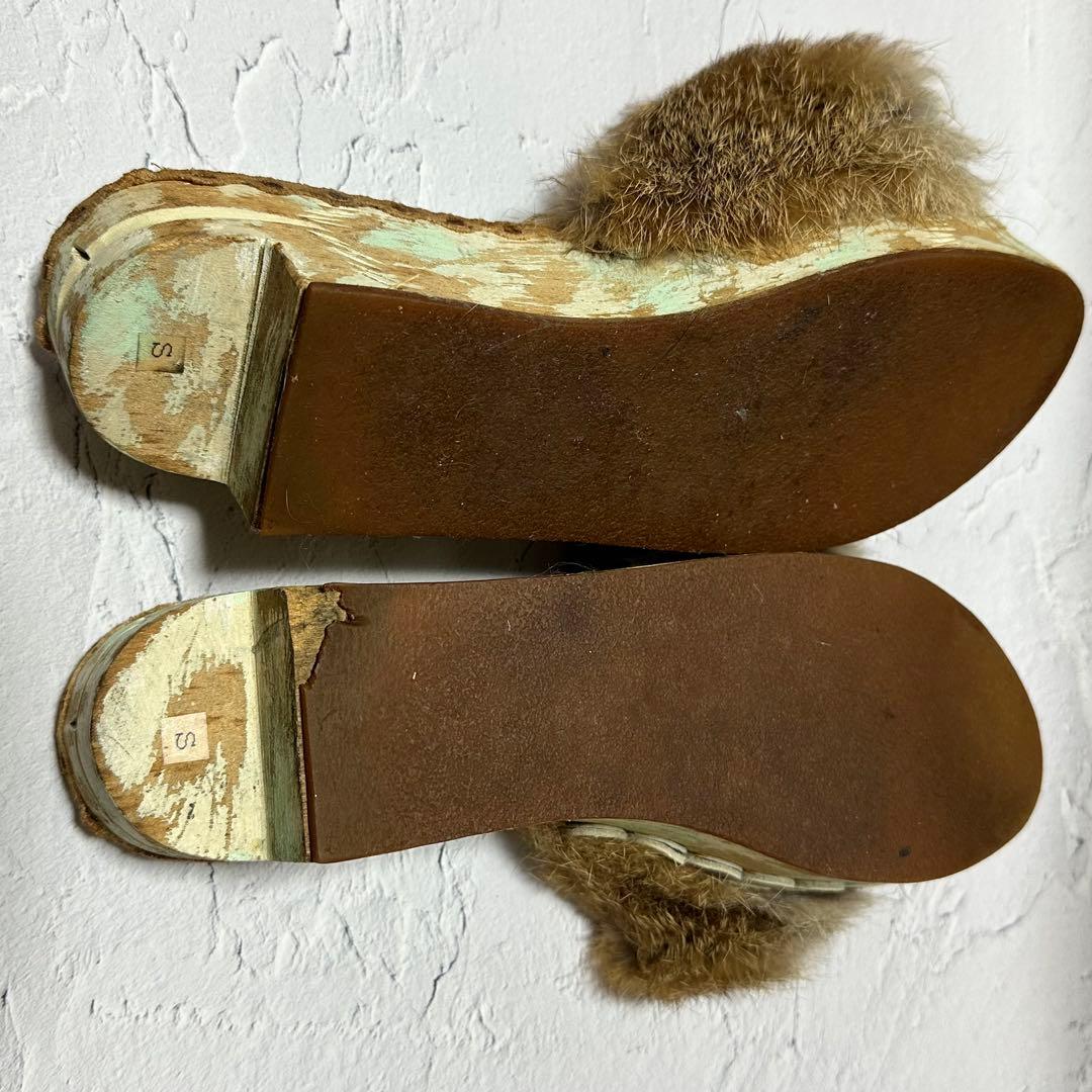 UNDERCOVER but期 フラットサンダル ベージュ