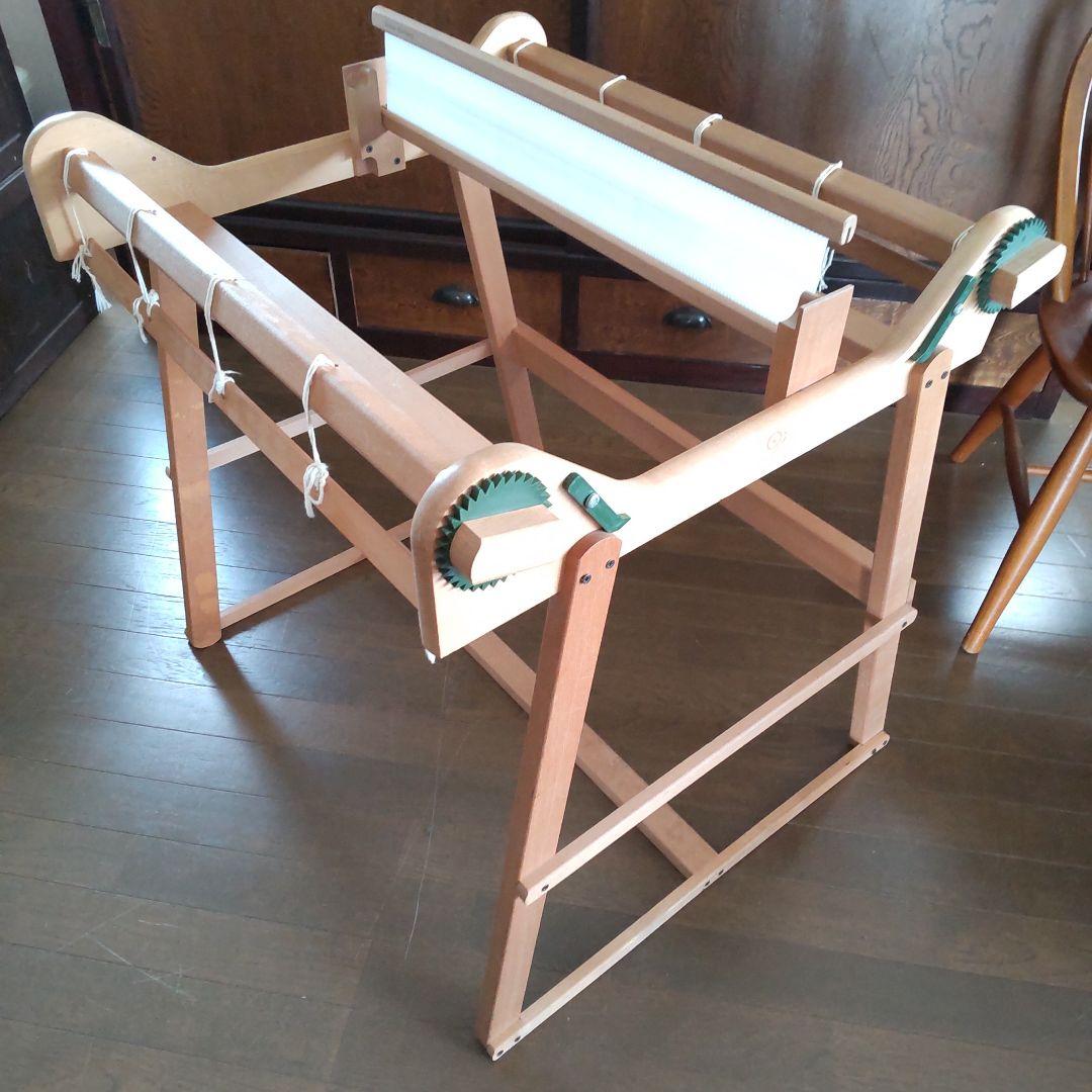 アシュフォードリジットへドル 卓上織り機巾６０センチ スタンド付き