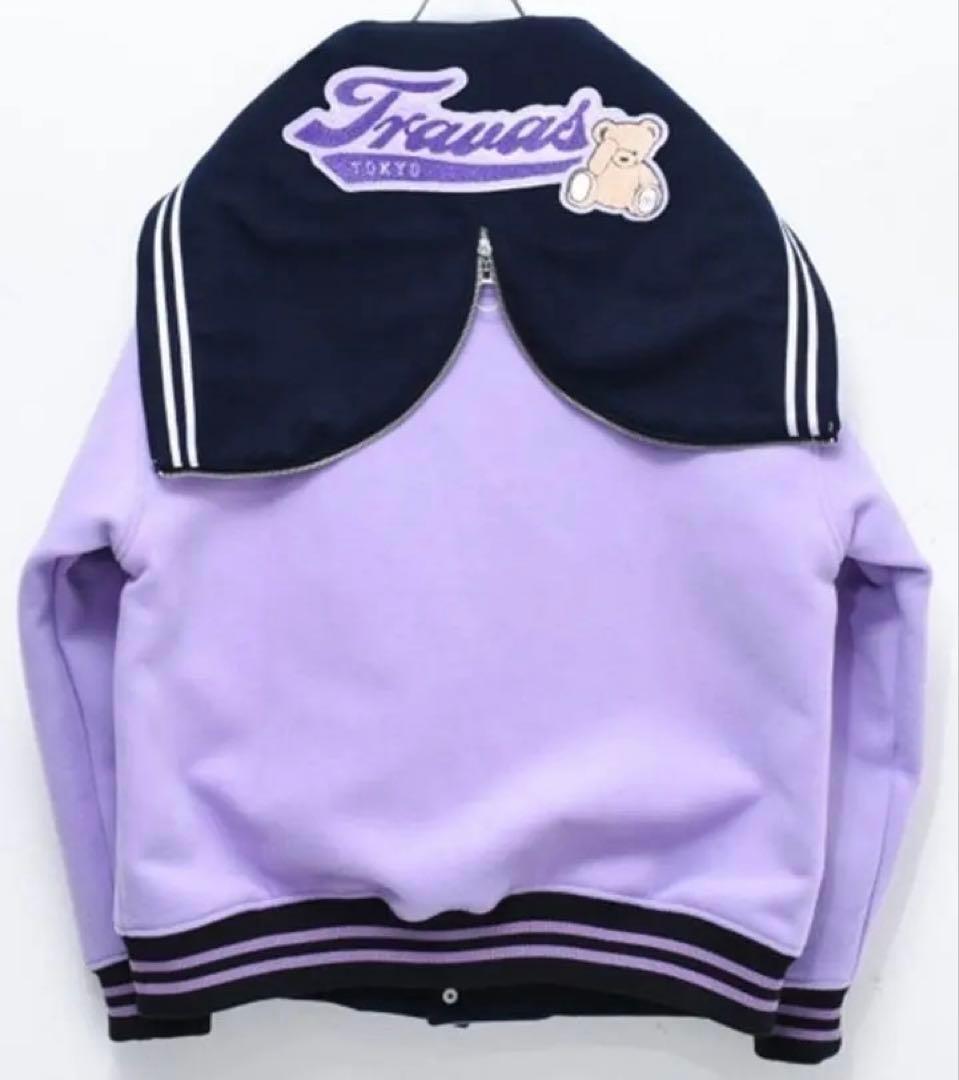 TRAVAS TOKYO 2WAYセーラーカラースタジャン Purple