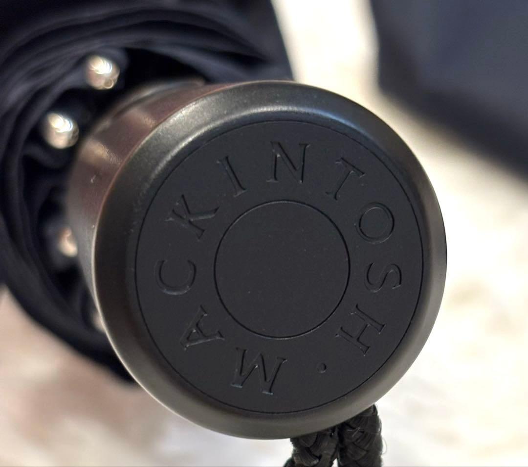 【新品】マッキントッシュ 折り畳み傘 UVカット ネイビー 晴雨兼用 日傘 雨傘